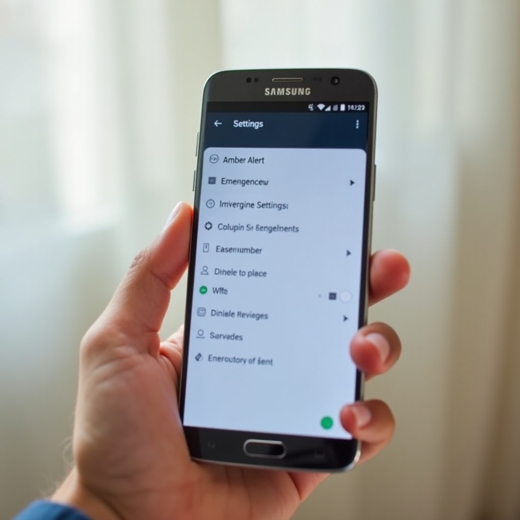 ปิดการแจ้งเตือนแอมเบอร์ในซัมซุง