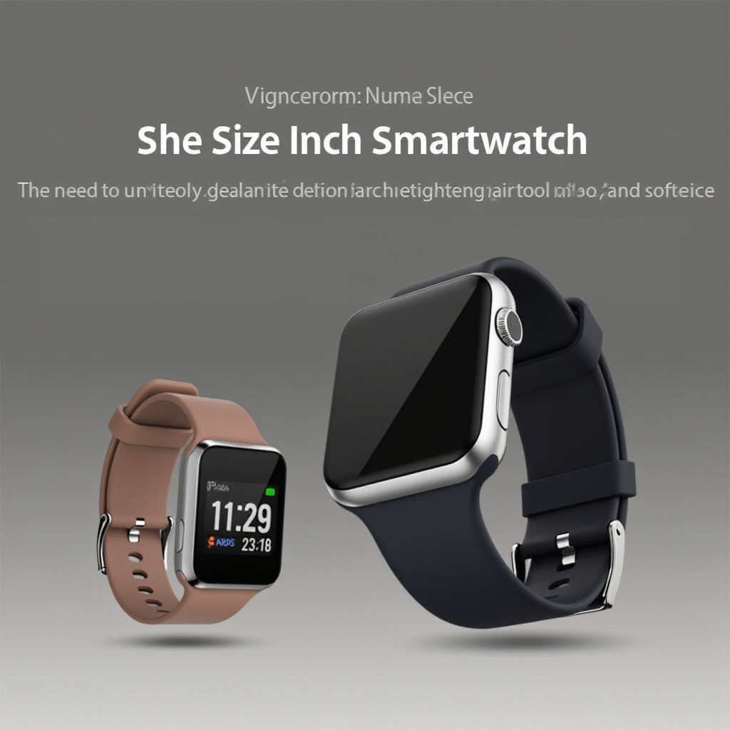 1.83 inch smartwatch formaat