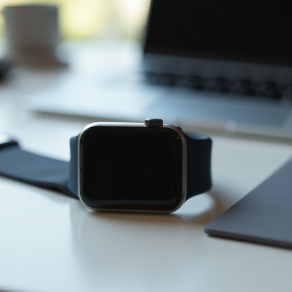 why is my apple watch screen black but still working