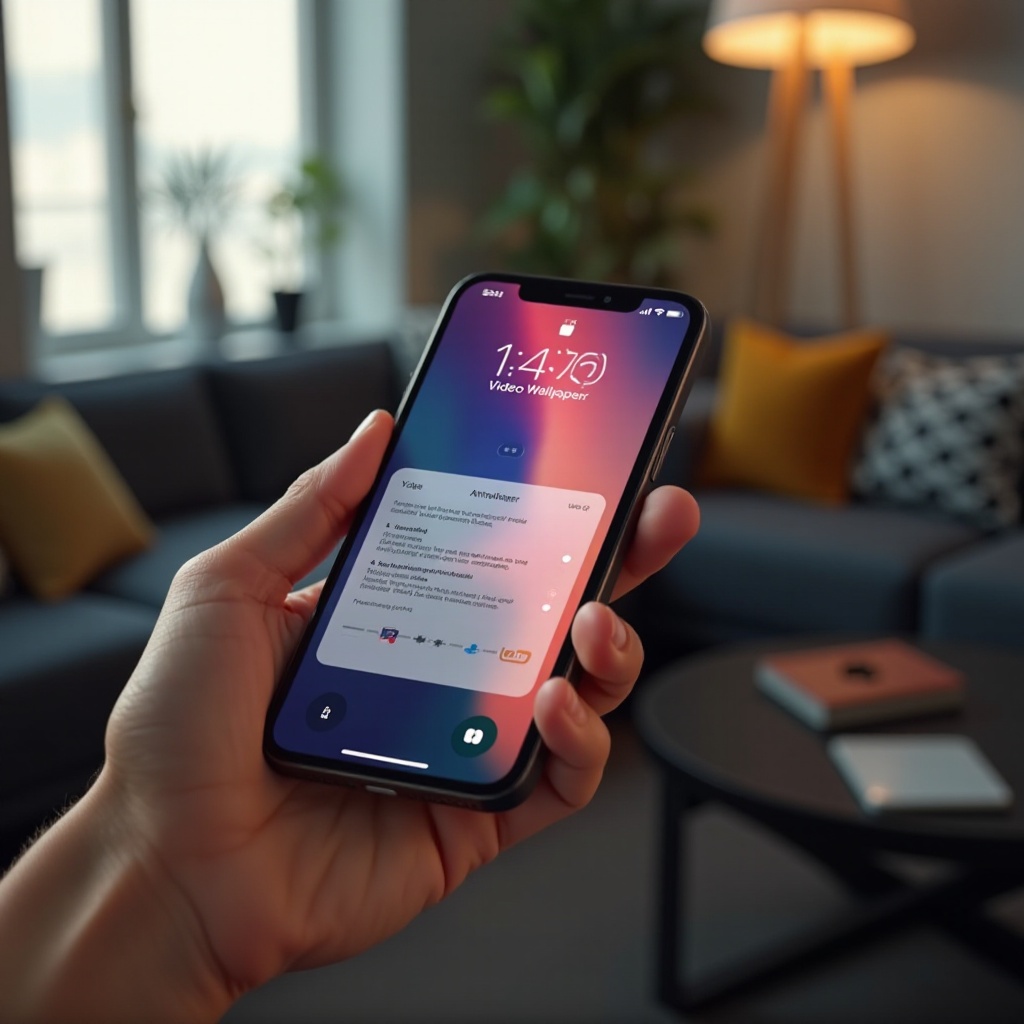como poner un video de fondo de pantalla en iphone