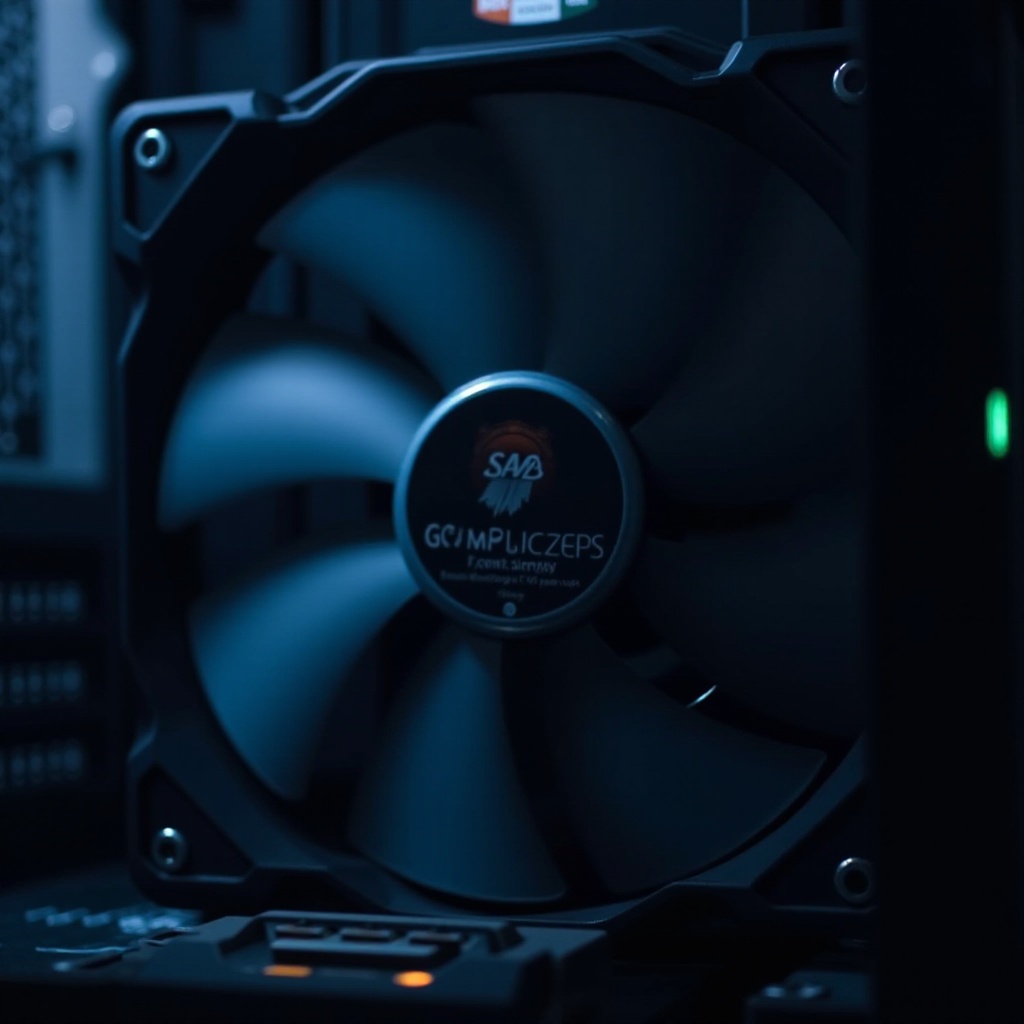 tuuletin valo palaa, mutta ei pyöri tietokoneessa