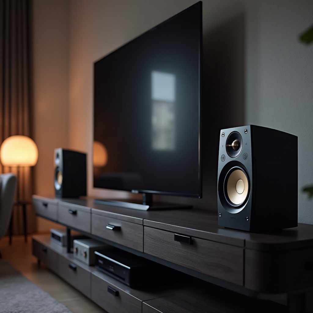 speaker bertenaga dengan HDMI ARC