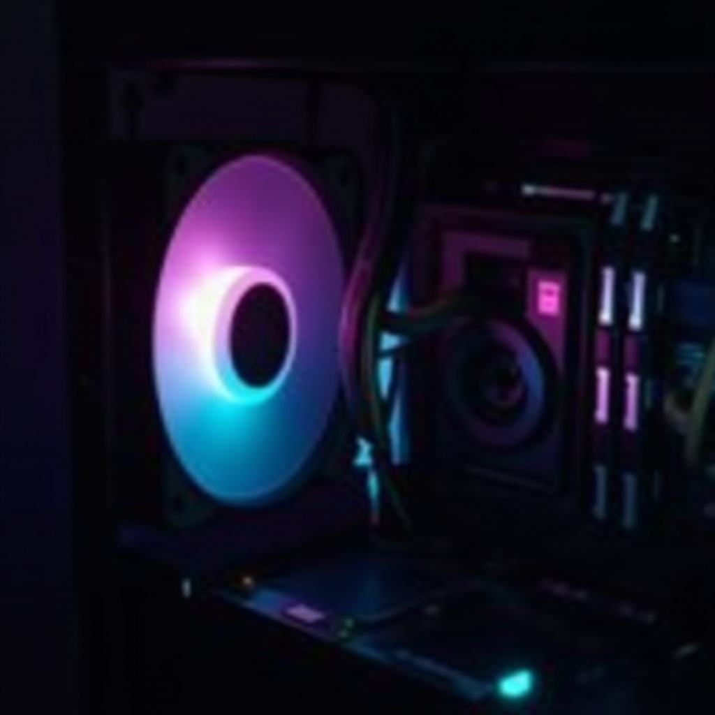 wentylator świeci, ale się nie kręci w komputerze