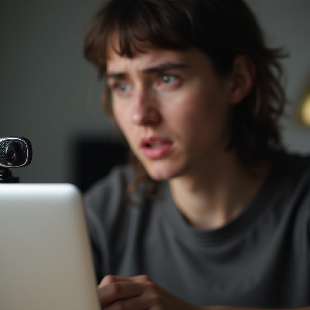 laptop detecteert logitech webcam niet