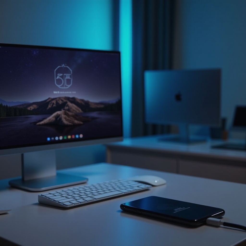 verbind iPhone met monitor