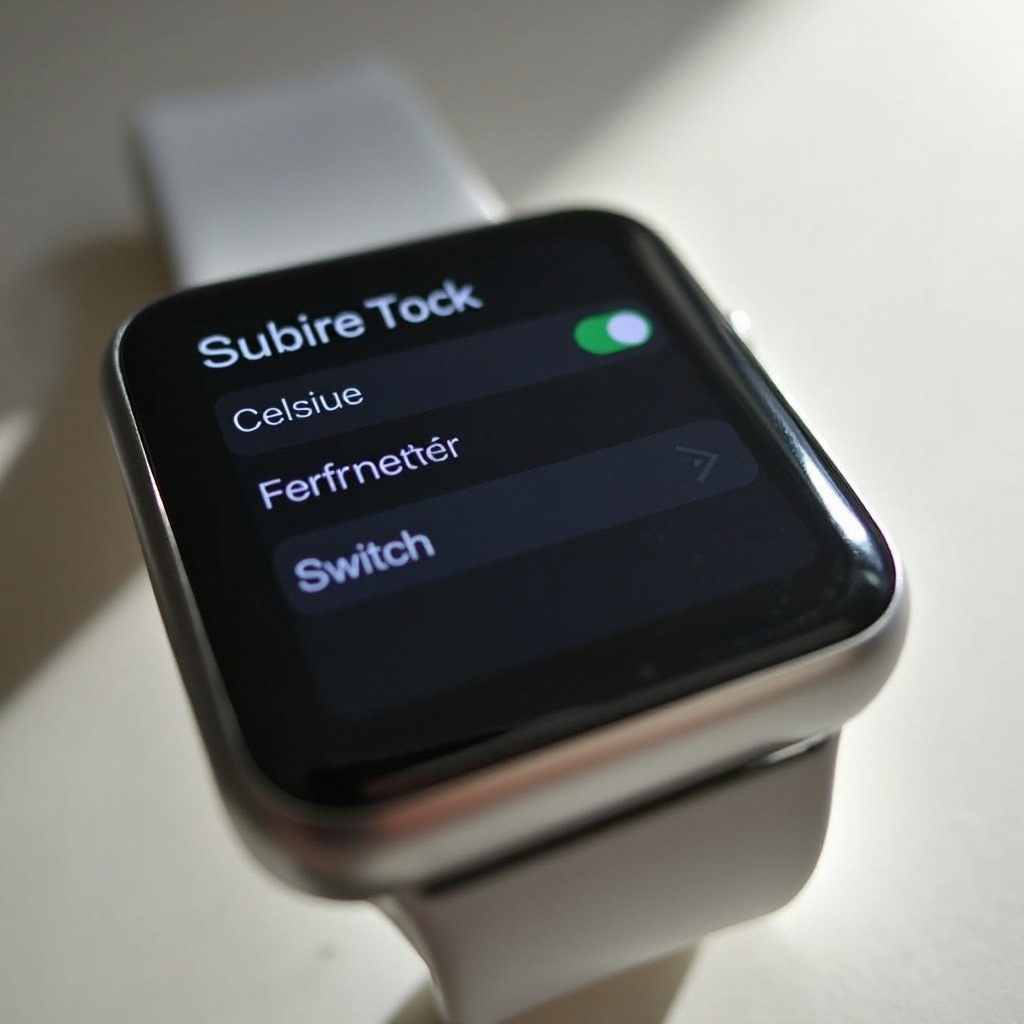 jak zmienić stopnie Celsjusza na Fahrenheita na smartwatchu