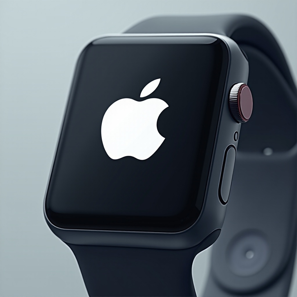 Apple WatchがAppleロゴを表示する