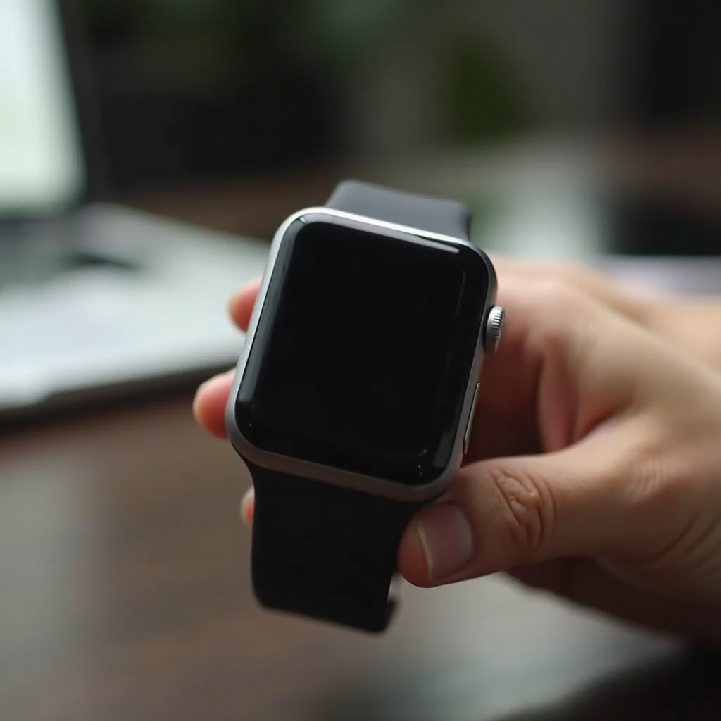 mengapa layar apple watch saya hitam tetapi masih berfungsi