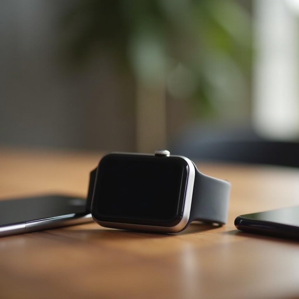 why is my apple watch screen black but still working
