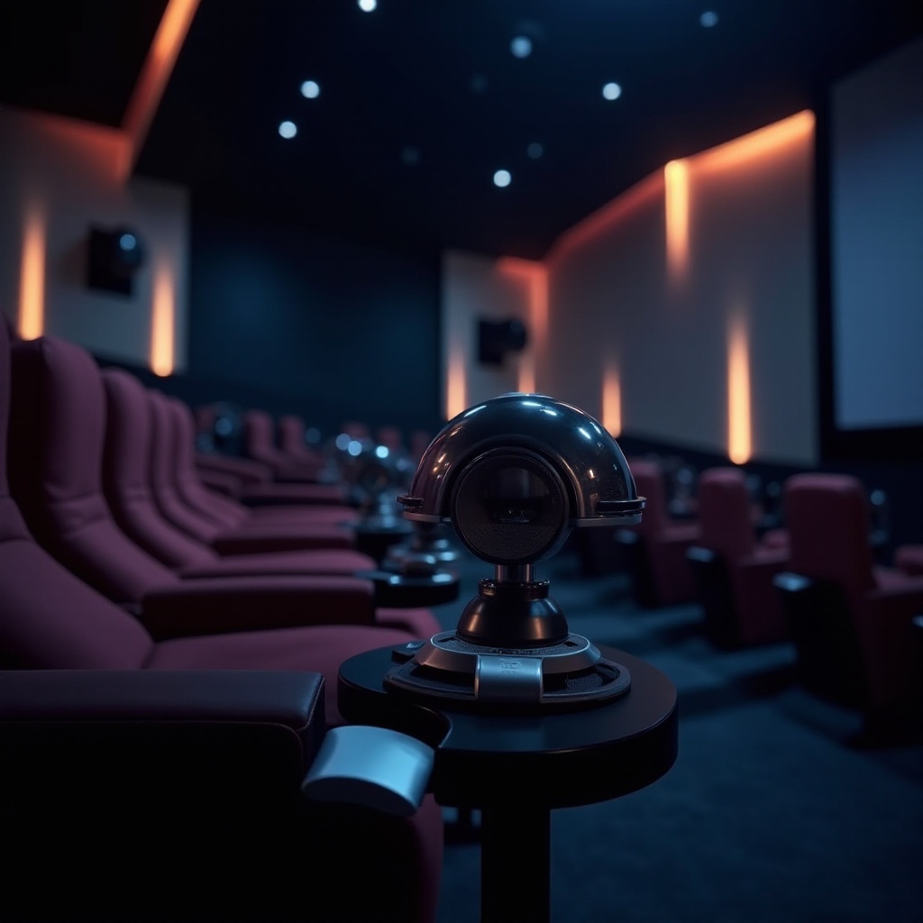 luidsprekers gebruikt in bioscopen