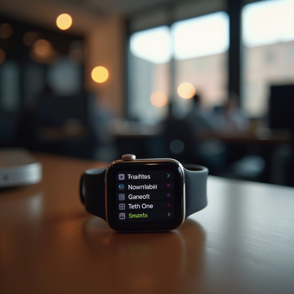 pengaturan tumpukan pintar apple watch