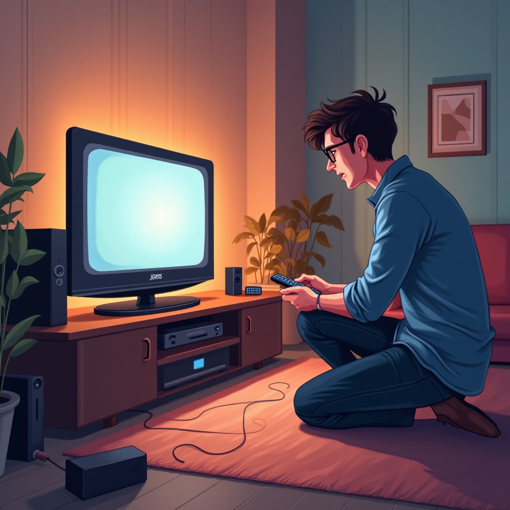 tv reageert niet op afstandsbediening of knoppen