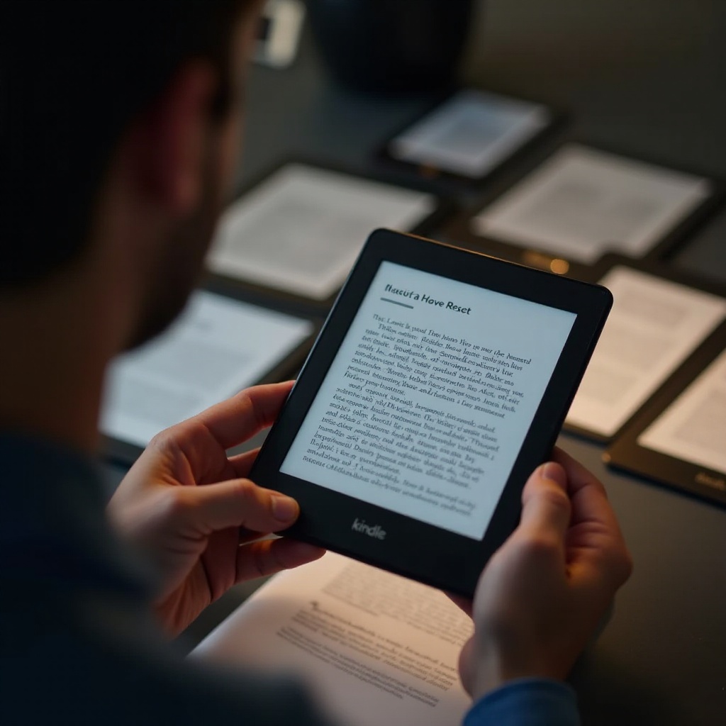cara melakukan reset keras amazon kindle