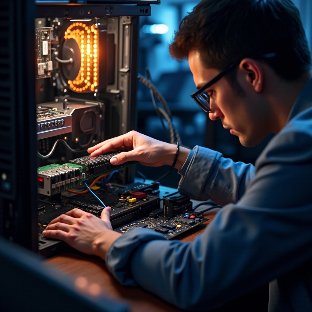 pc gaat niet aan met grafische kaart aangesloten