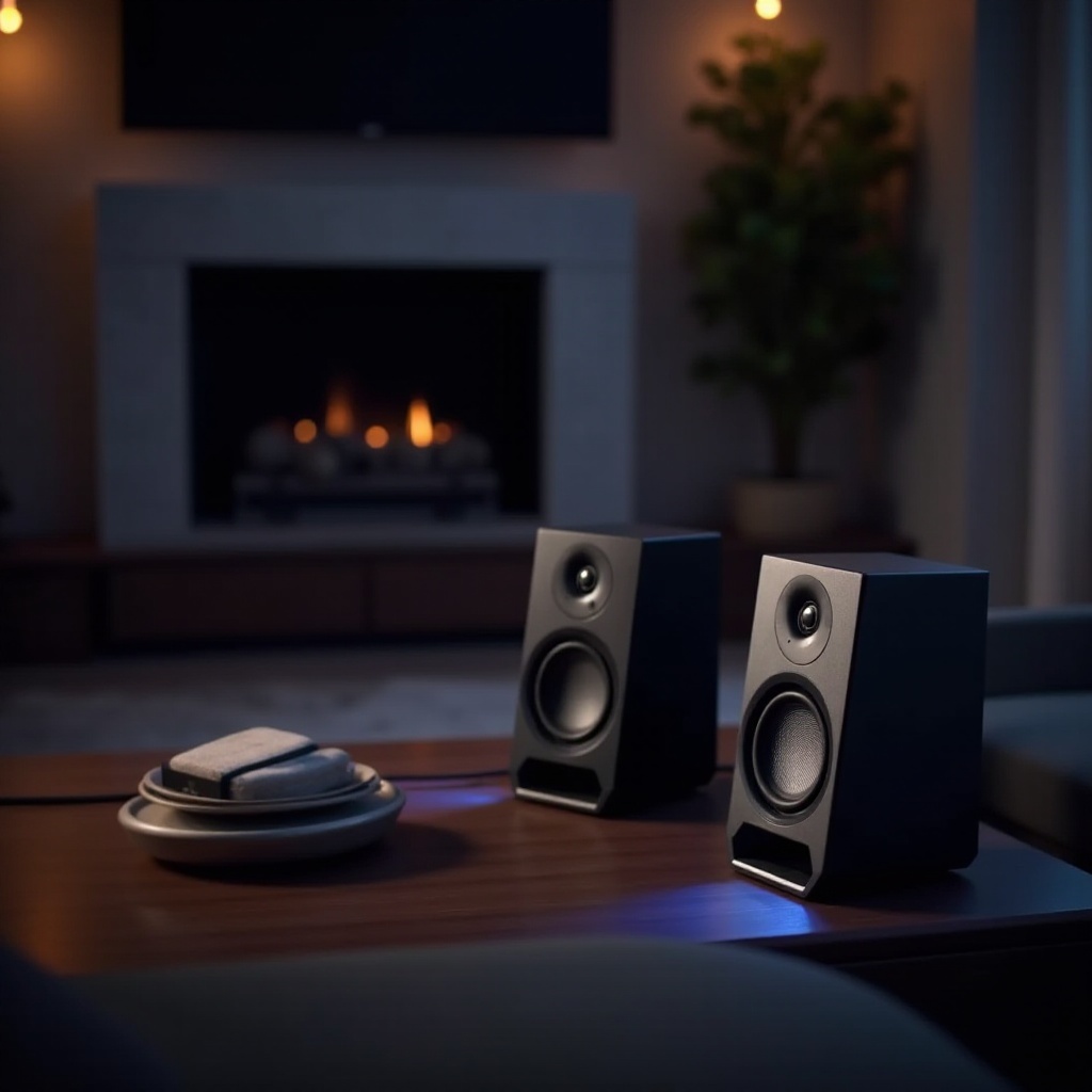 aangesloten luidsprekers met HDMI ARC