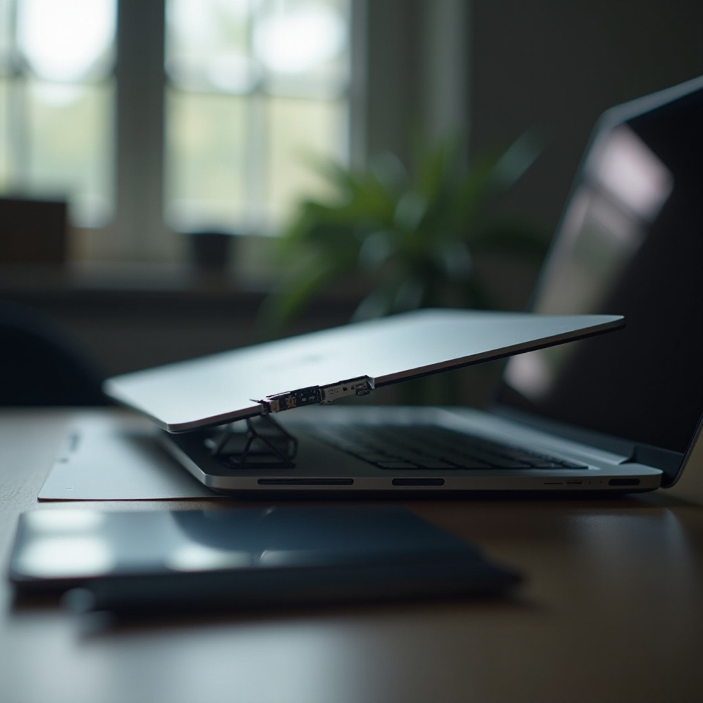 läppäri halkeamassa