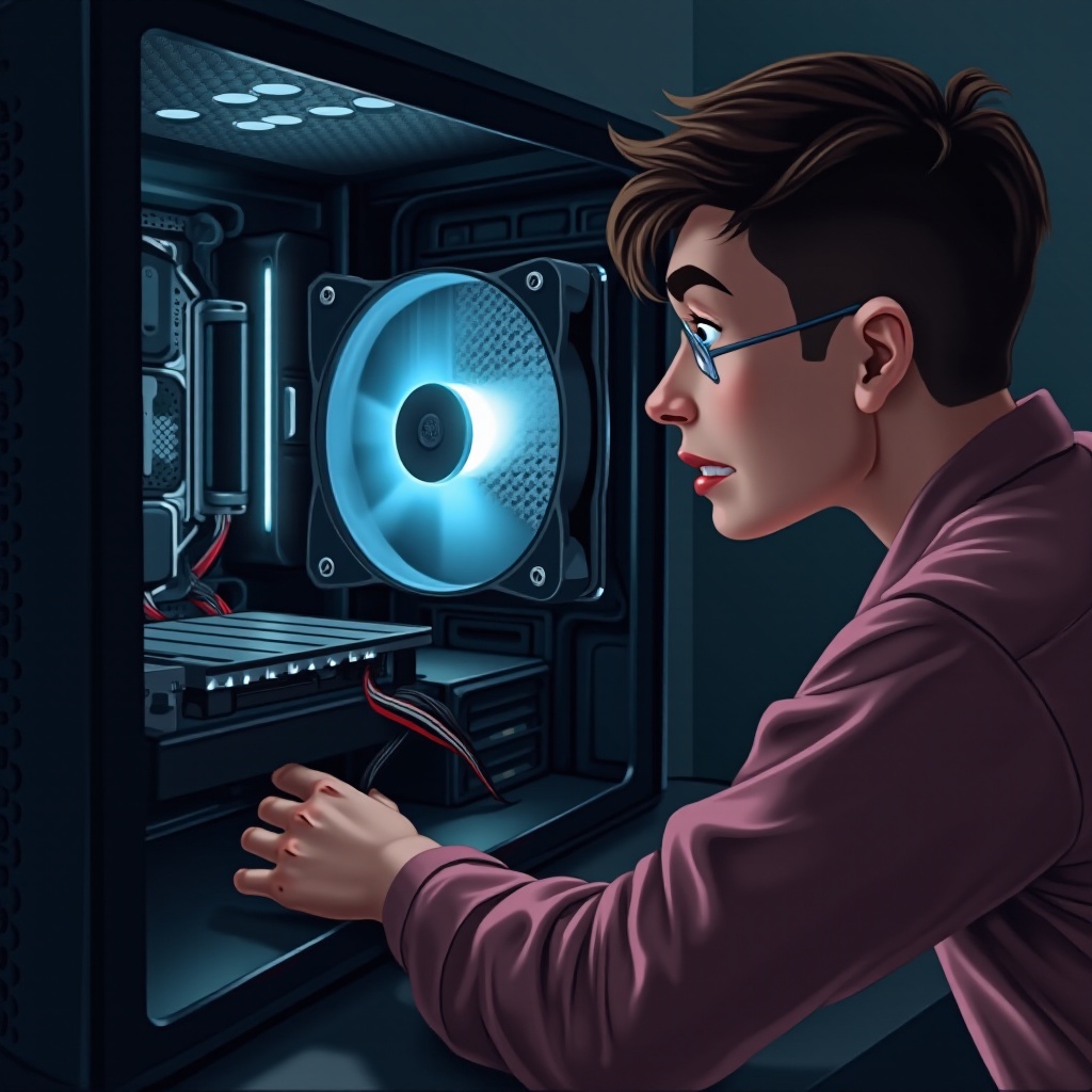 ventilator aan maar draait niet op pc