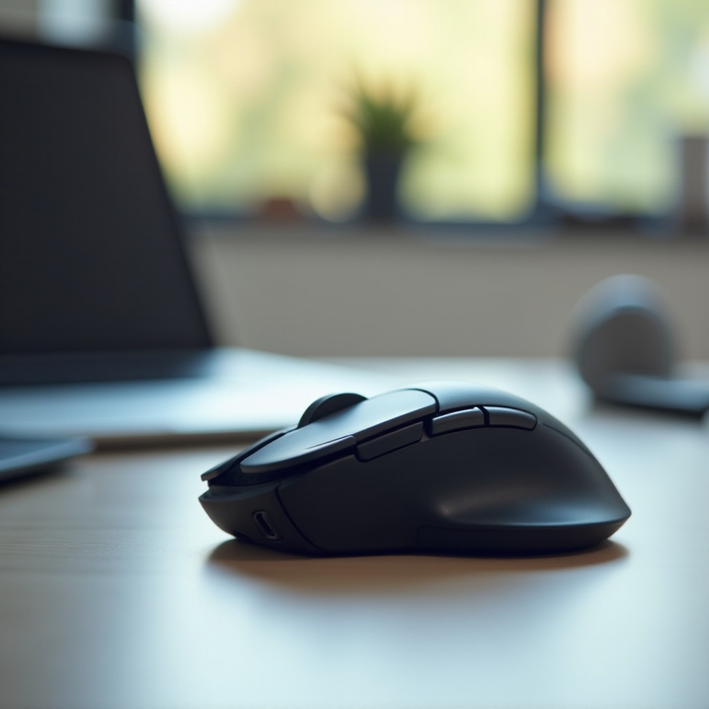 mouse nirkabel melompat-lompat